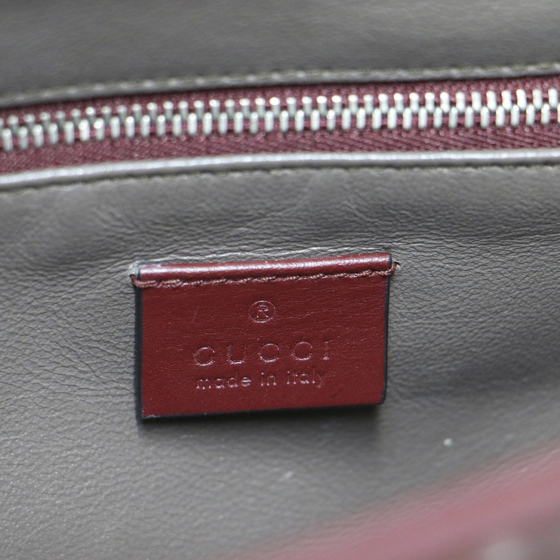 Gucci Zumi, Burgundy, Leather, shoulder