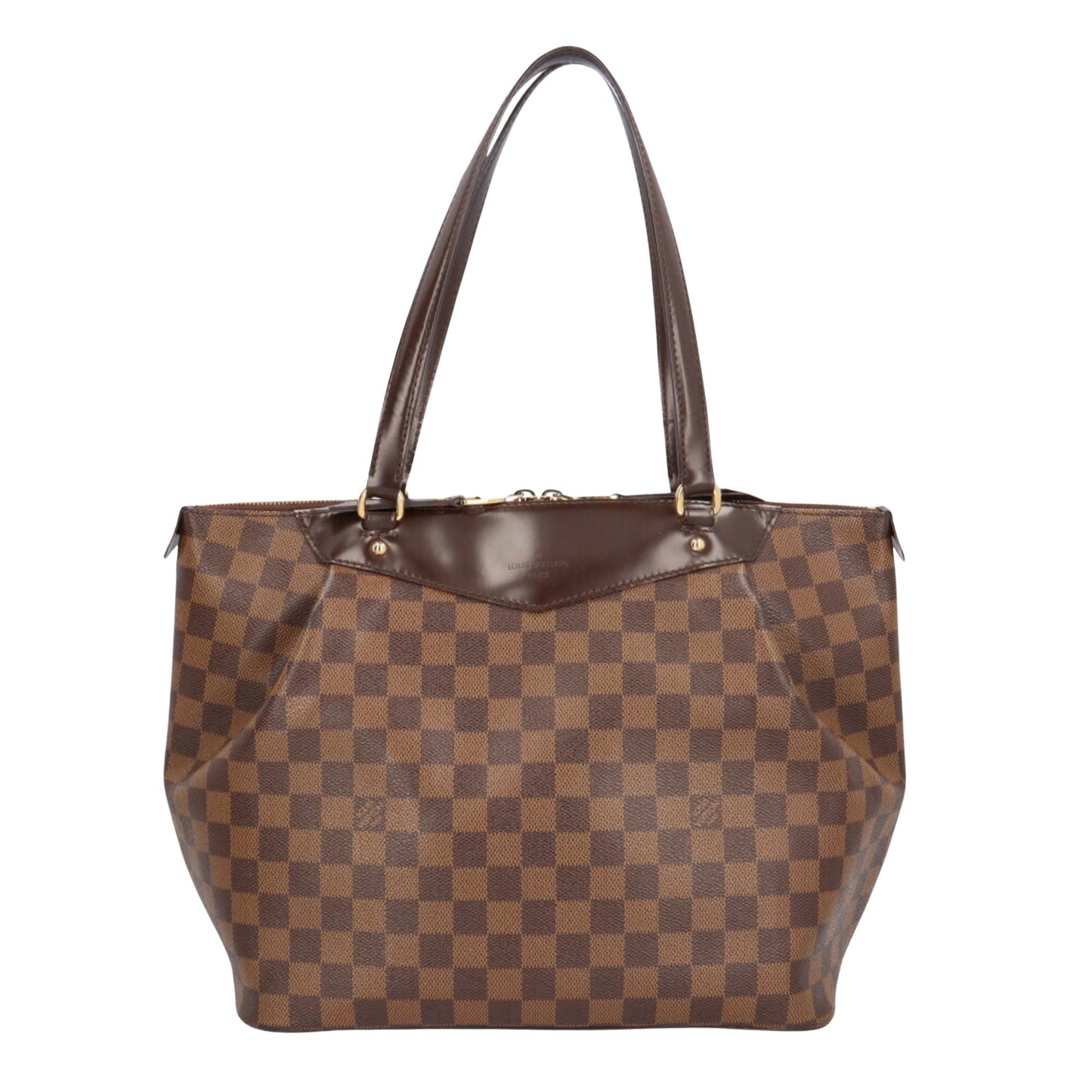 Louis Vuitton Westminster, Brown, Canvas, shoulder