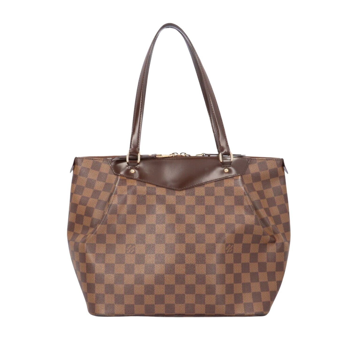 Louis Vuitton Westminster, Brown, Canvas, shoulder