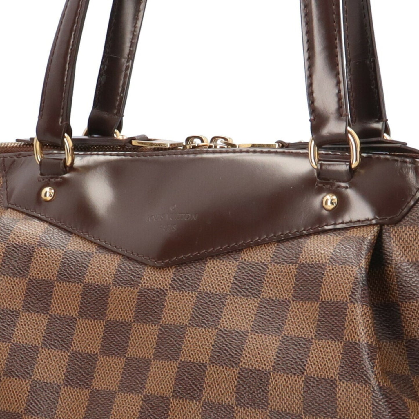 Louis Vuitton Westminster, Brown, Canvas, shoulder