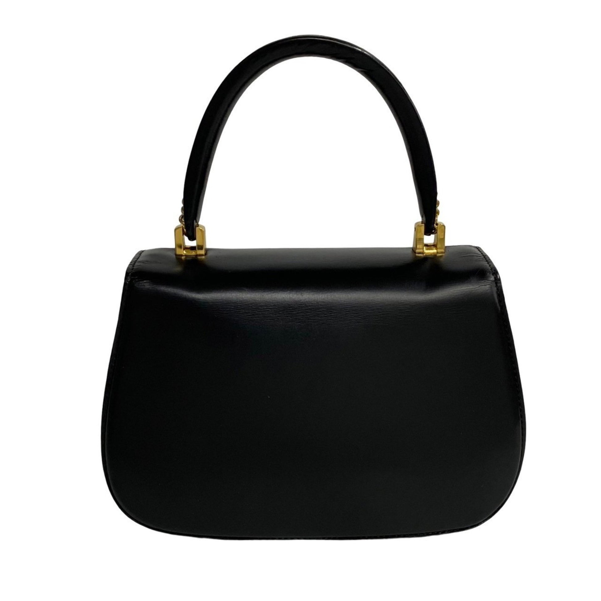 Gucci --, Black, Leather, handbag