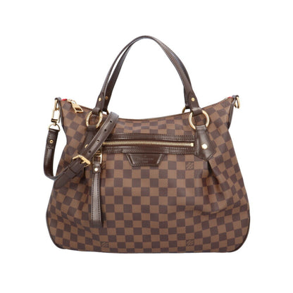 Louis Vuitton Evora, Brown, Canvas, shoulder