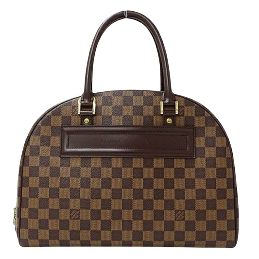 Louis Vuitton Nolita, Brown, Canvas, handbag