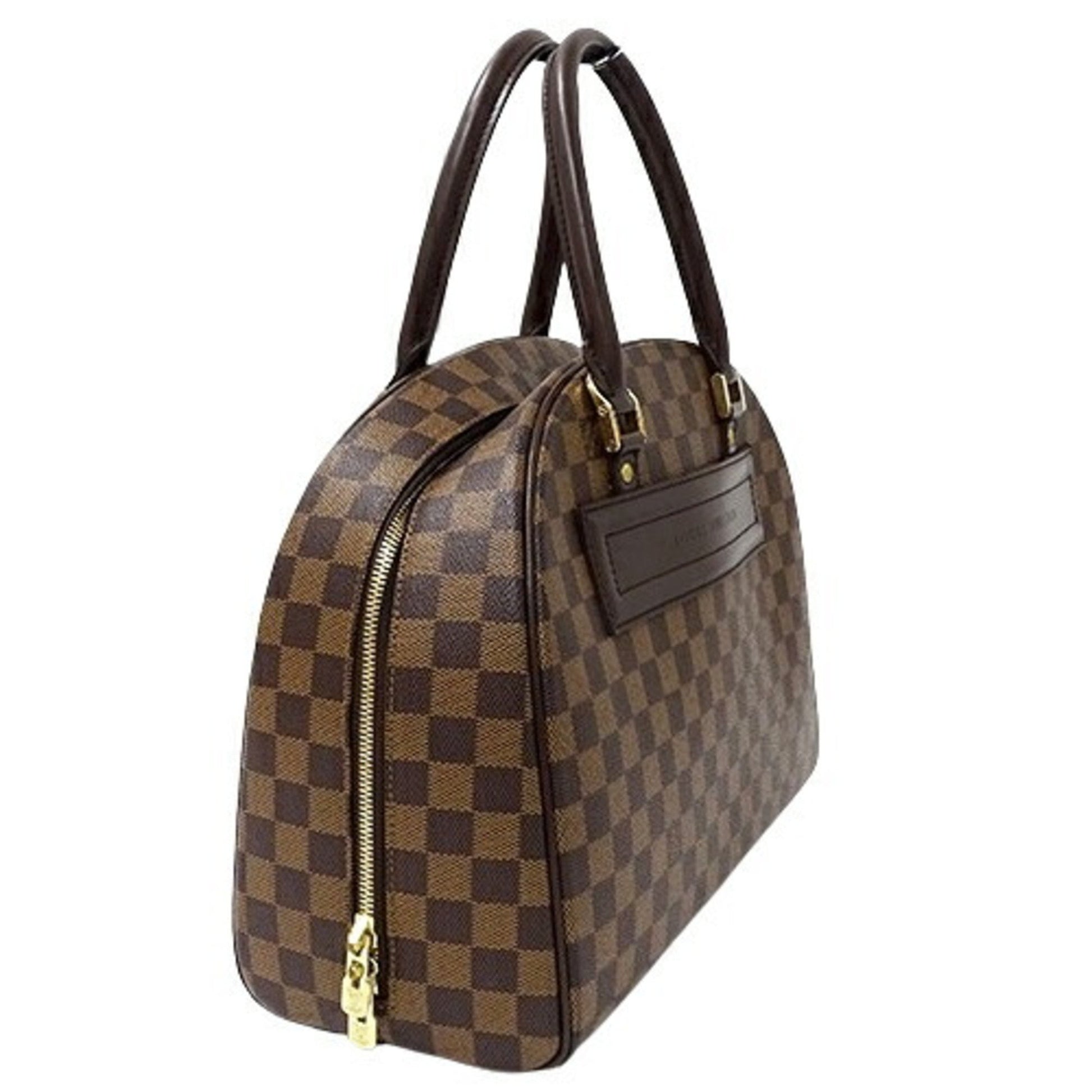 Louis Vuitton Nolita, Brown, Canvas, handbag