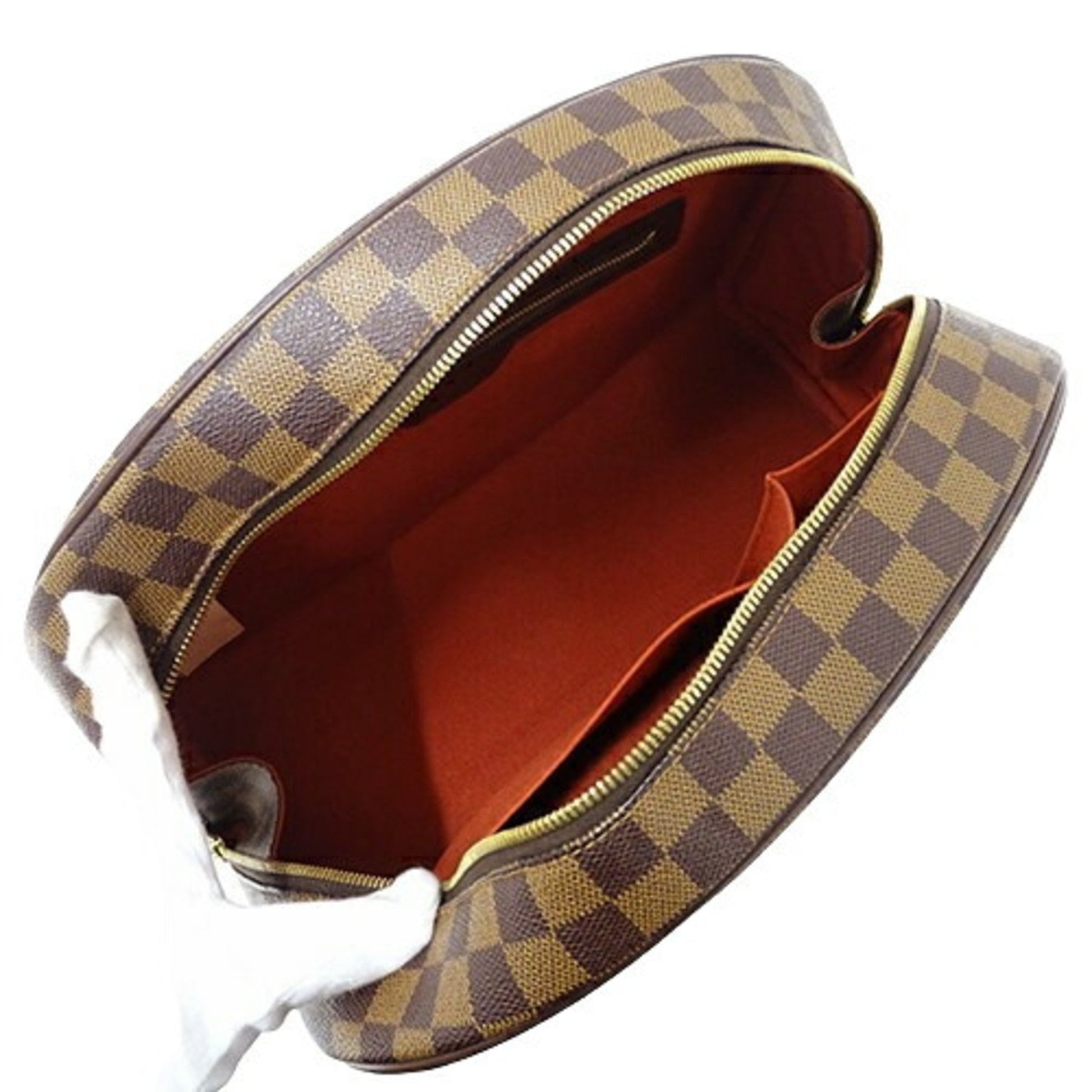 Louis Vuitton Nolita, Brown, Canvas, handbag