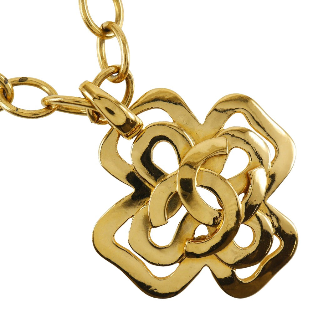 Chanel Coco Mark, Gold, Metal, necklace