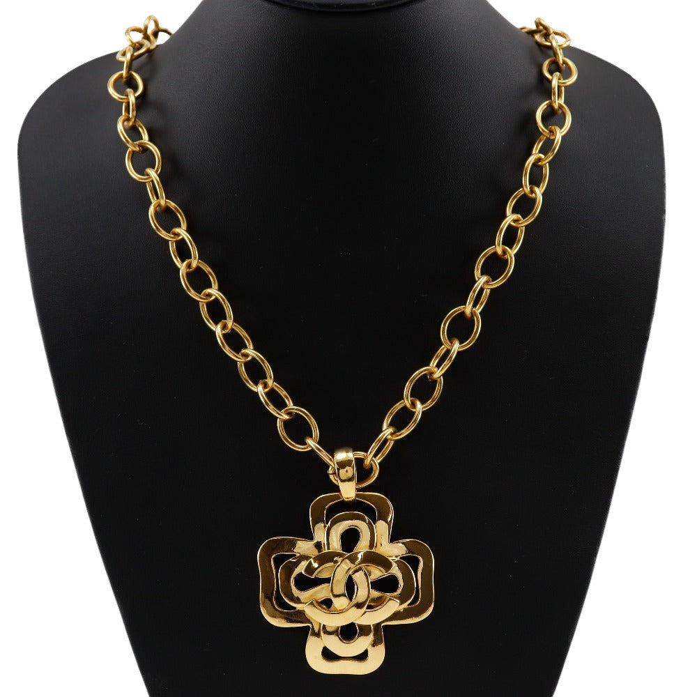 Chanel Coco Mark, Gold, Metal, necklace