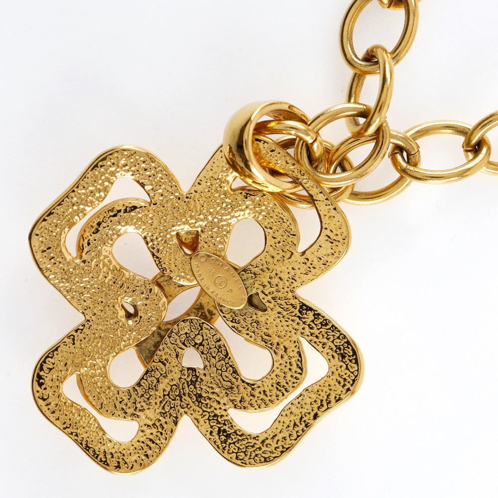 Chanel Coco Mark, Gold, Metal, necklace