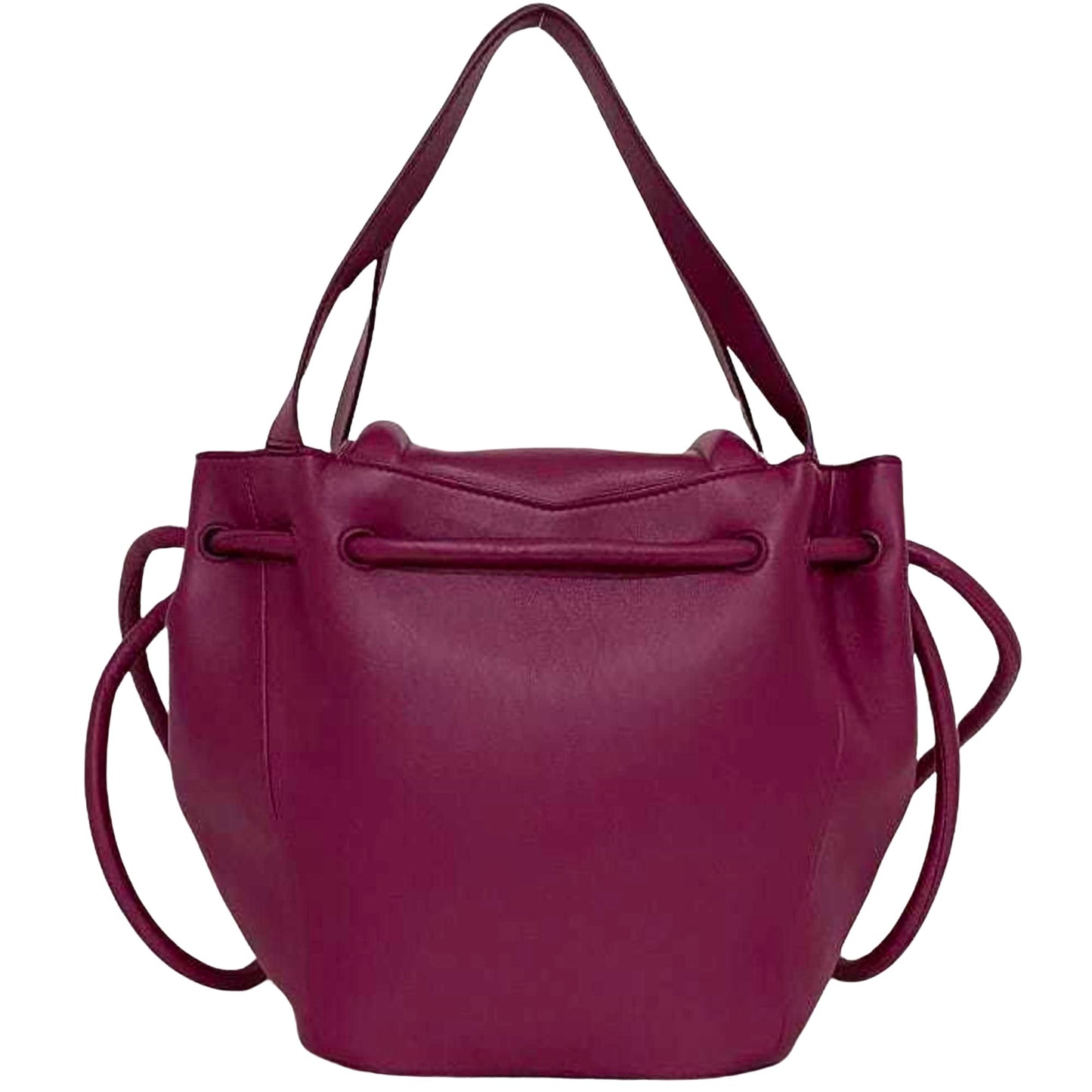 Bottega Veneta Beak, Purple, Leather, handbag