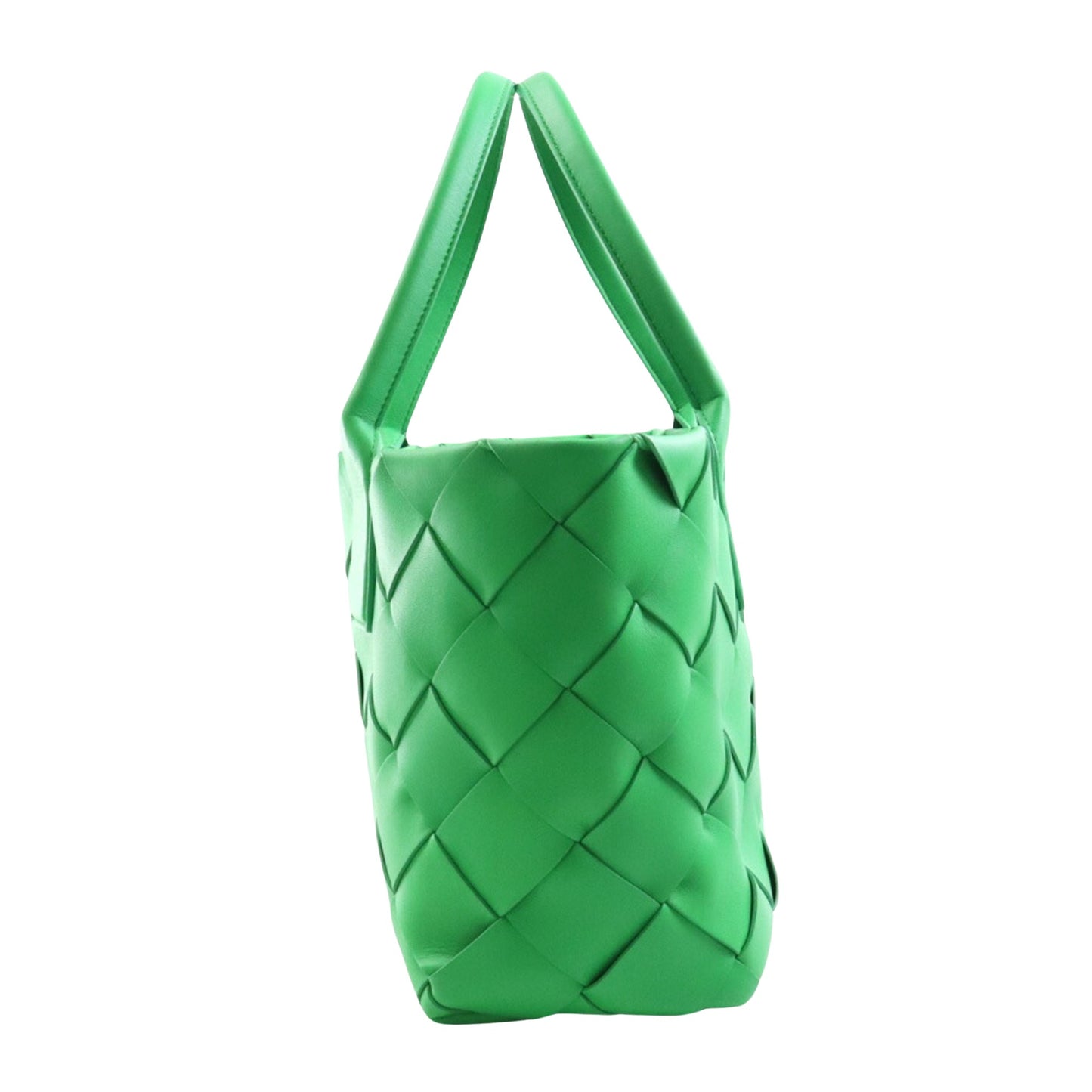 Bottega Veneta Intrecciato, Green, Leather, shopper