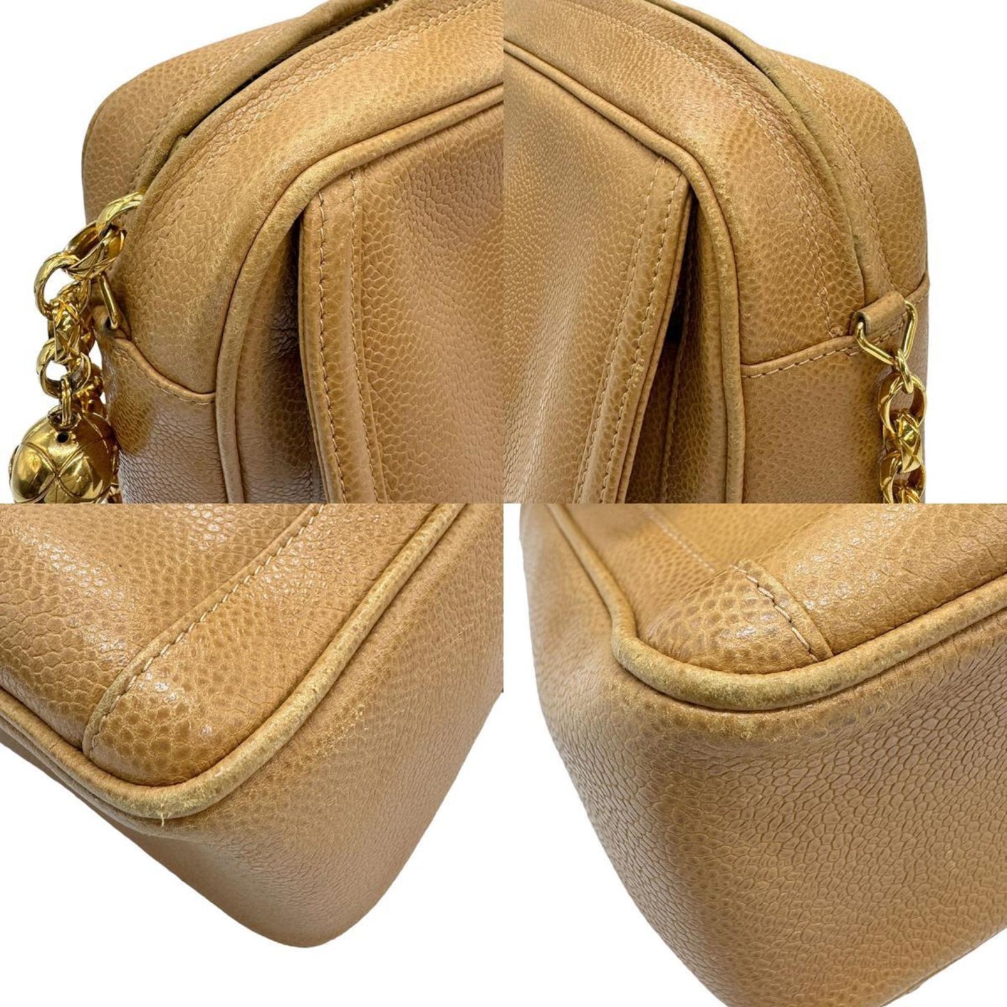 Chanel Logo CC, Camel, Leather, shopper