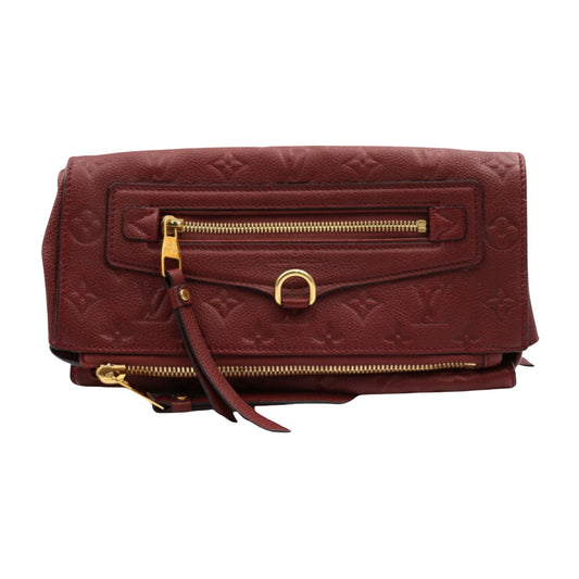 Louis Vuitton Petillante, Burgundy, Leather, clutch