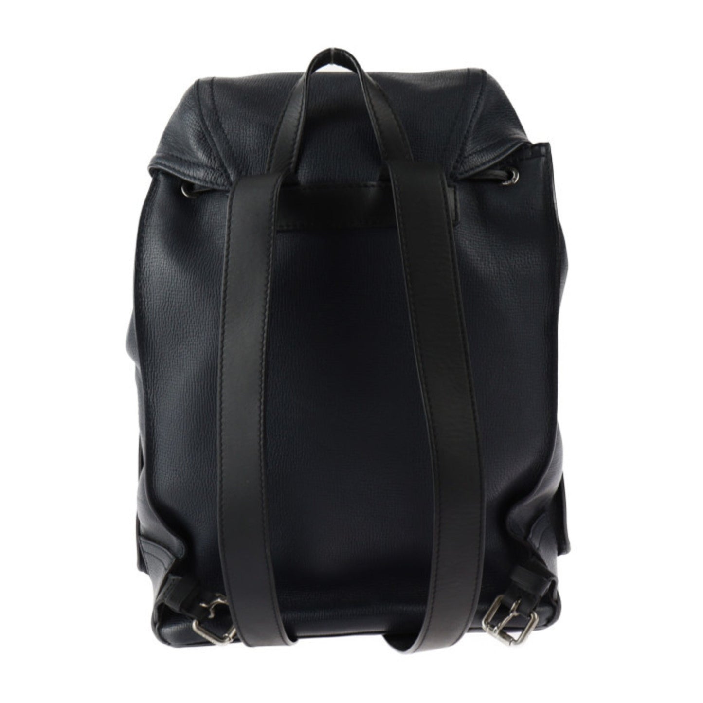 Louis Vuitton Canyon, Black, Leather, backpack