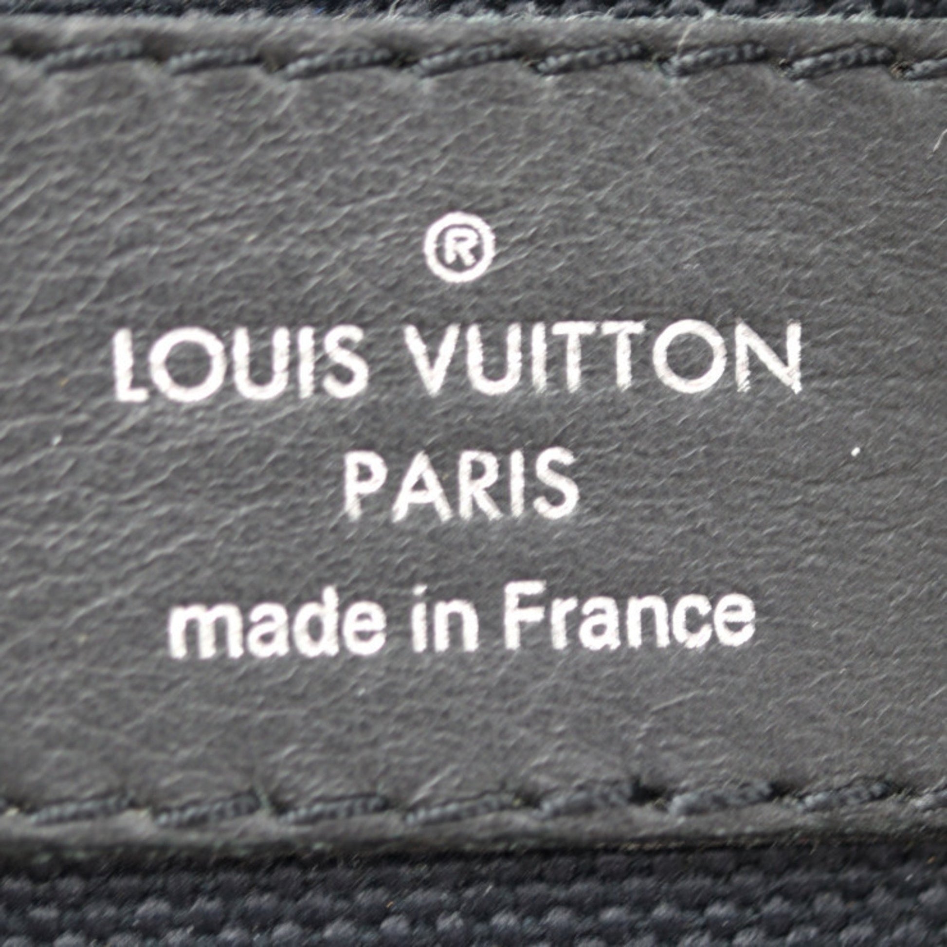 Louis Vuitton Canyon, Black, Leather, backpack