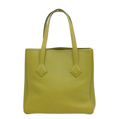 Hermès Victoria, Green, Leather, tote