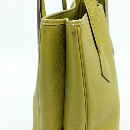 Hermès Victoria, Green, Leather, tote