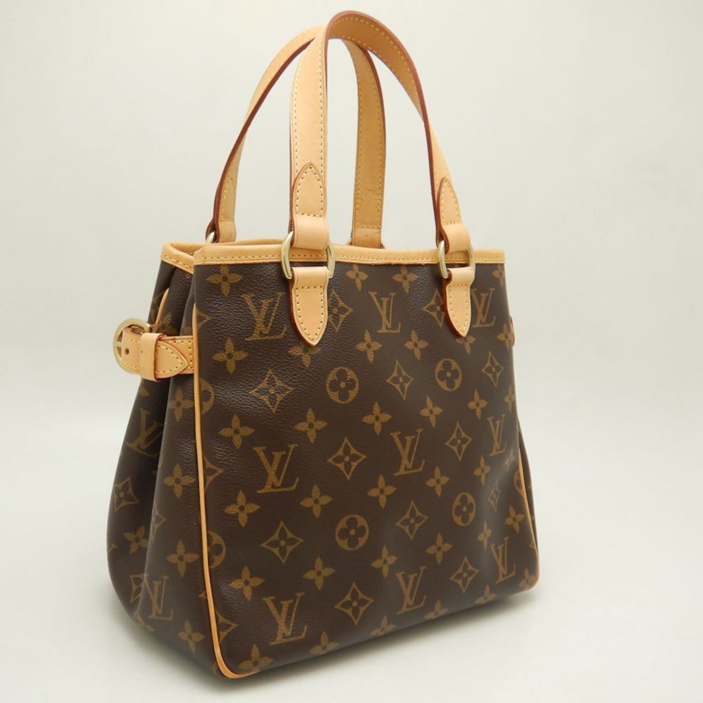 Louis Vuitton Batignolles, Brown, Canvas, handbag