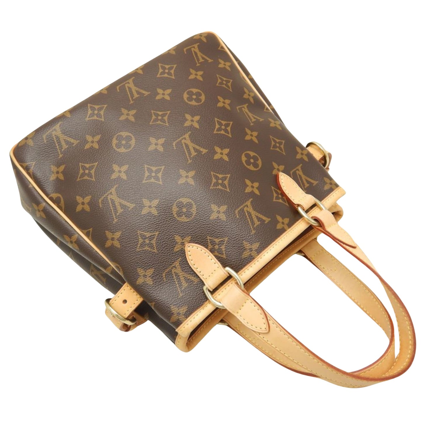 Louis Vuitton Batignolles, Brown, Canvas, handbag