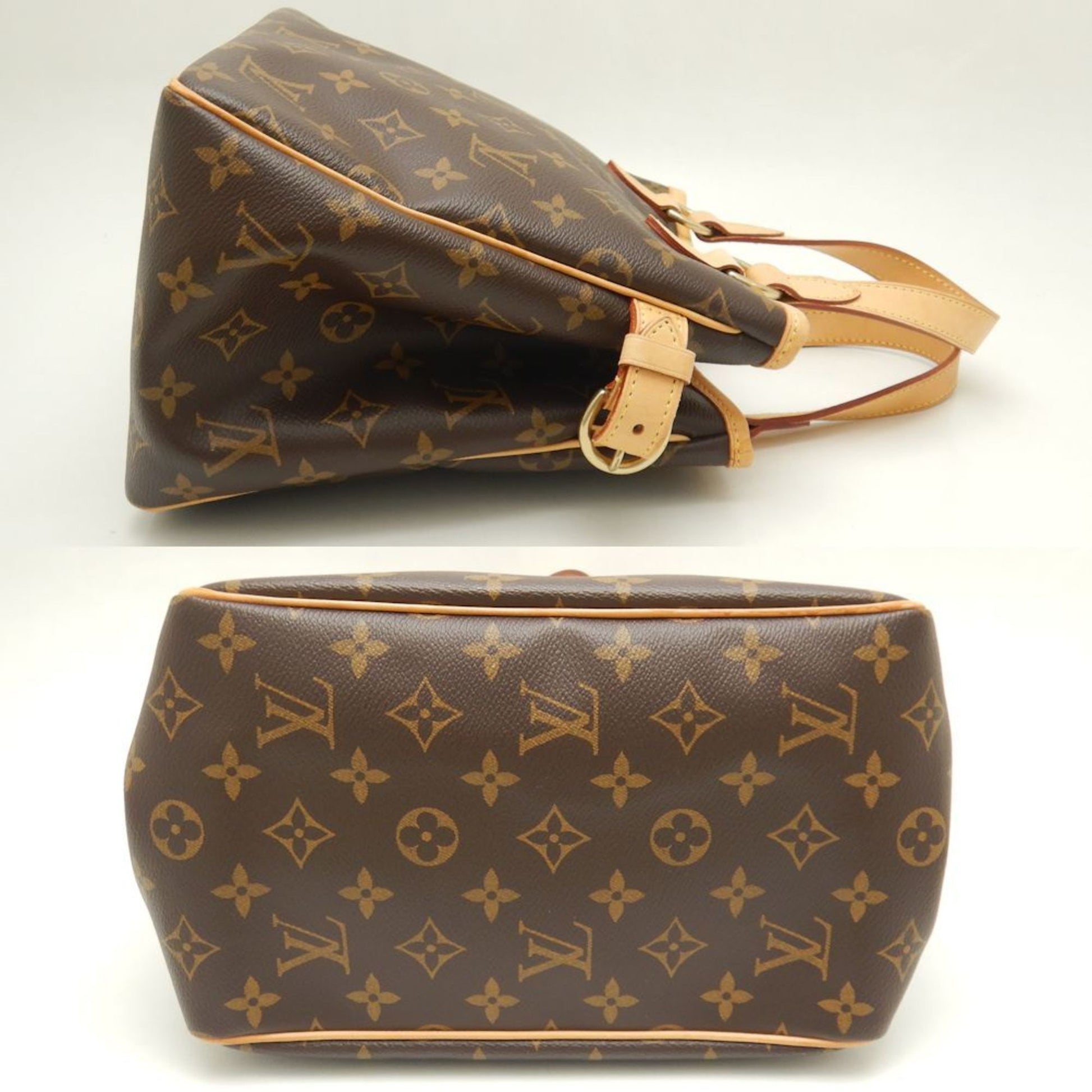 Louis Vuitton Batignolles, Brown, Canvas, handbag