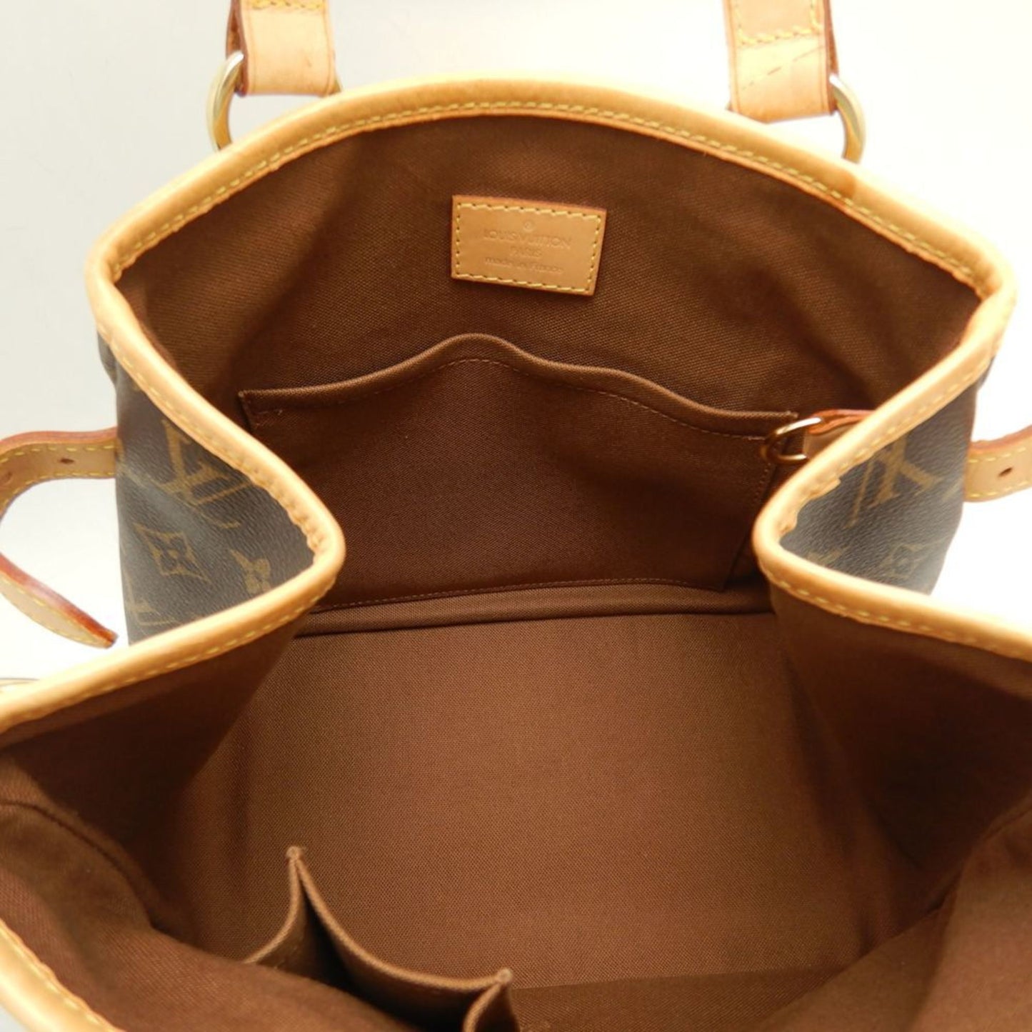 Louis Vuitton Batignolles, Brown, Canvas, handbag