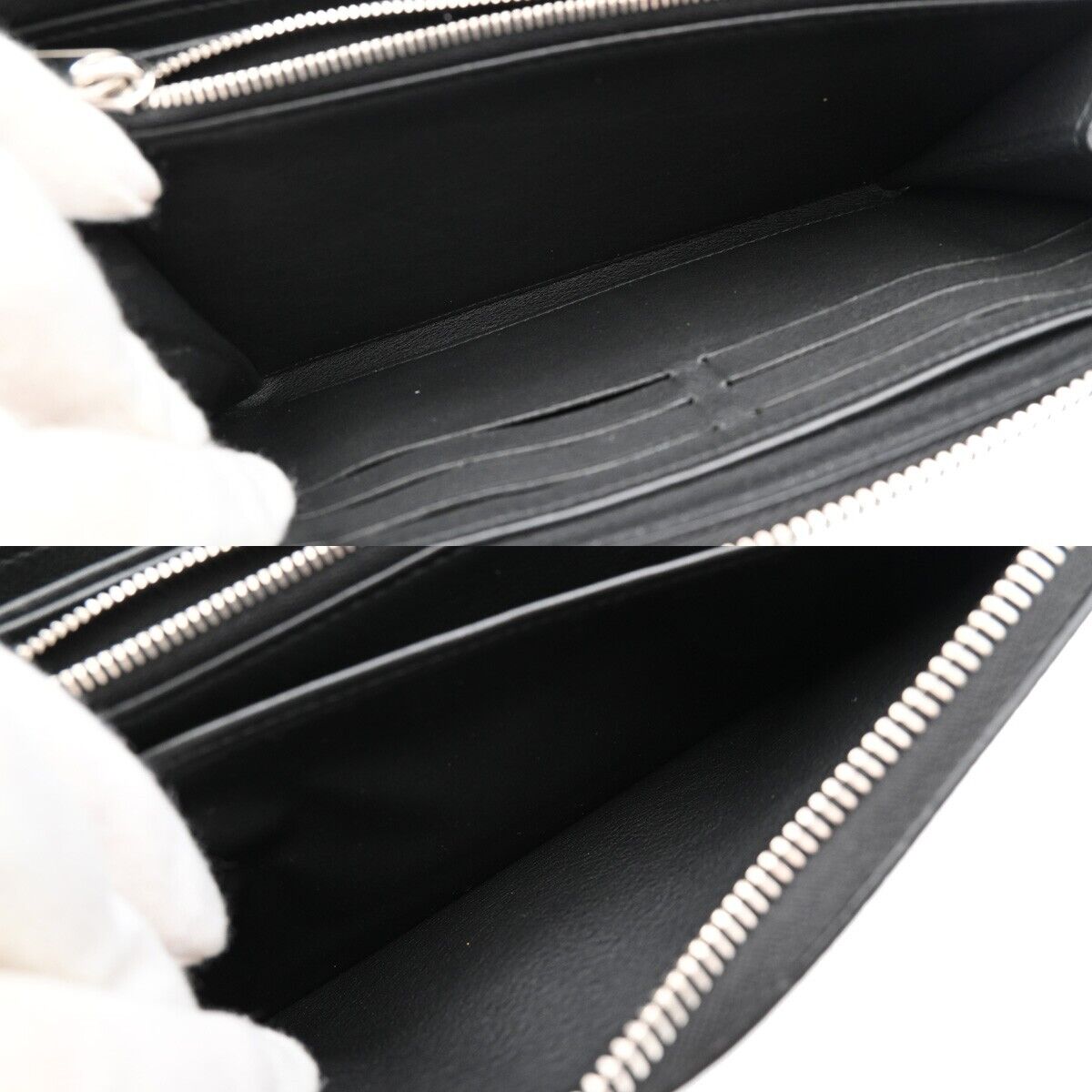 Louis Vuitton Zippy wallet, Black, Leather, wallet