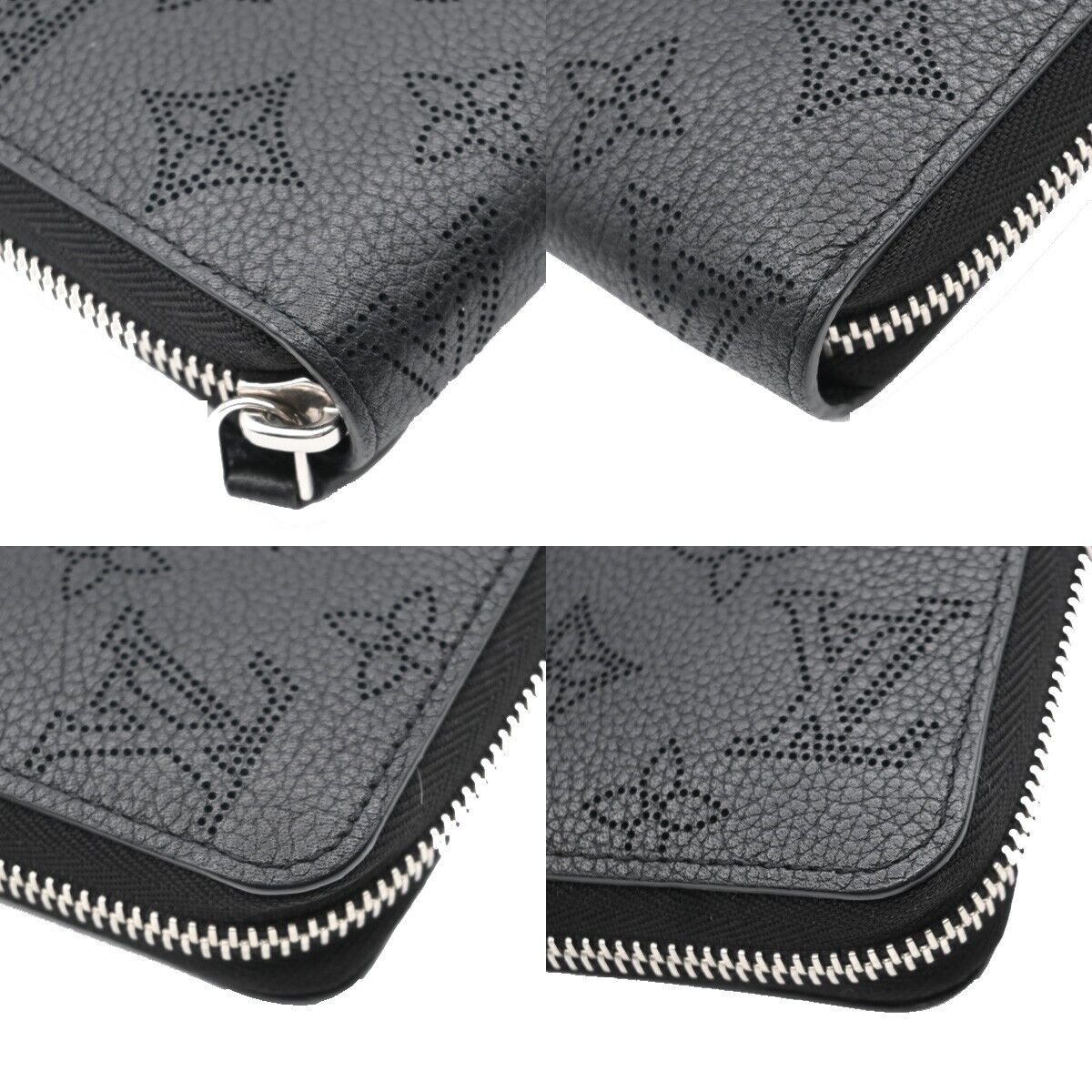 Louis Vuitton Zippy wallet, Black, Leather, wallet