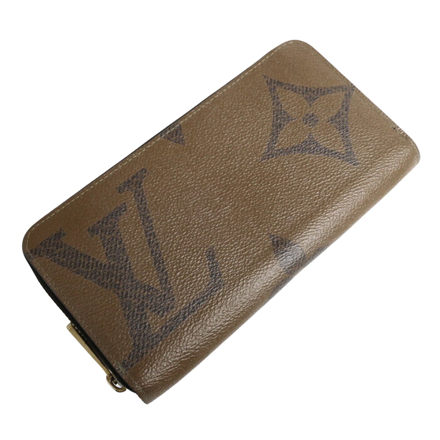 Louis Vuitton Zippy wallet, Brown, Canvas, wallet