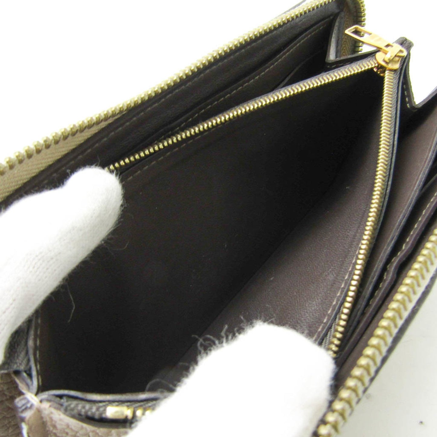 Louis Vuitton Comete, Beige, Leather, wallet