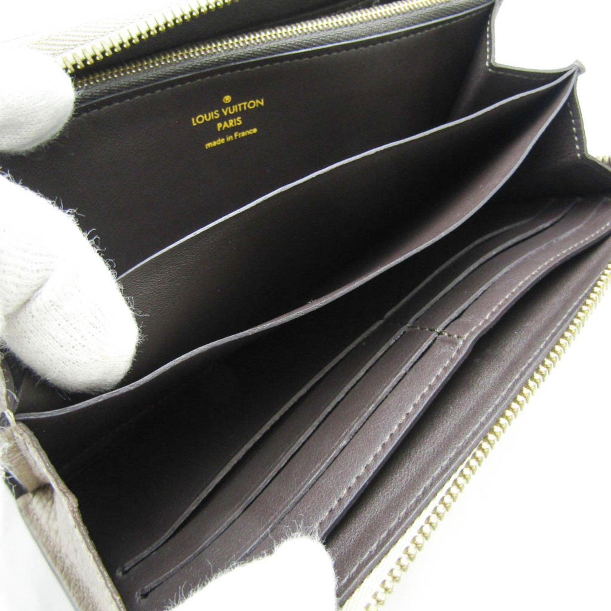 Louis Vuitton Comete, Beige, Leather, wallet