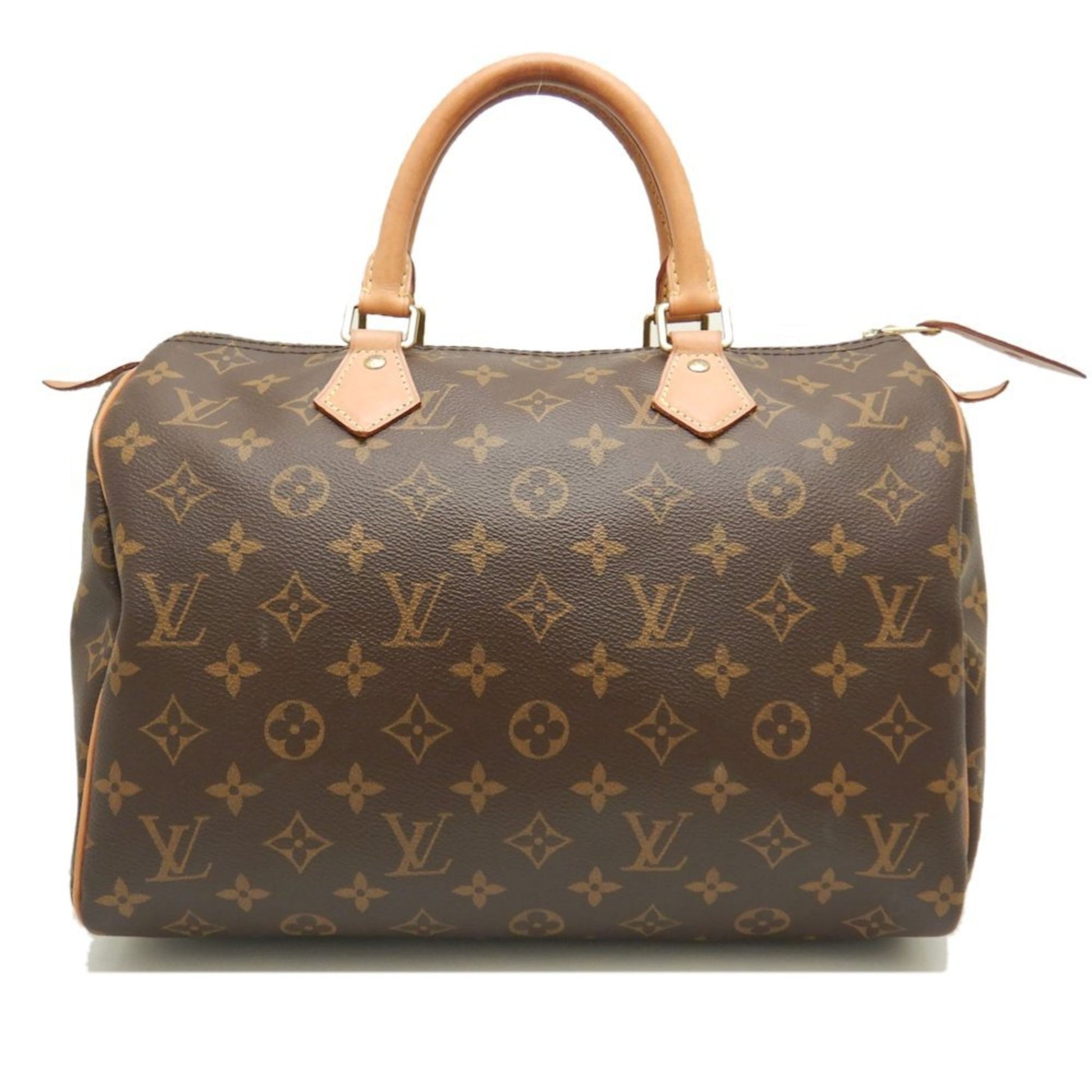 Louis Vuitton Speedy 30, Brown, Canvas, handbag