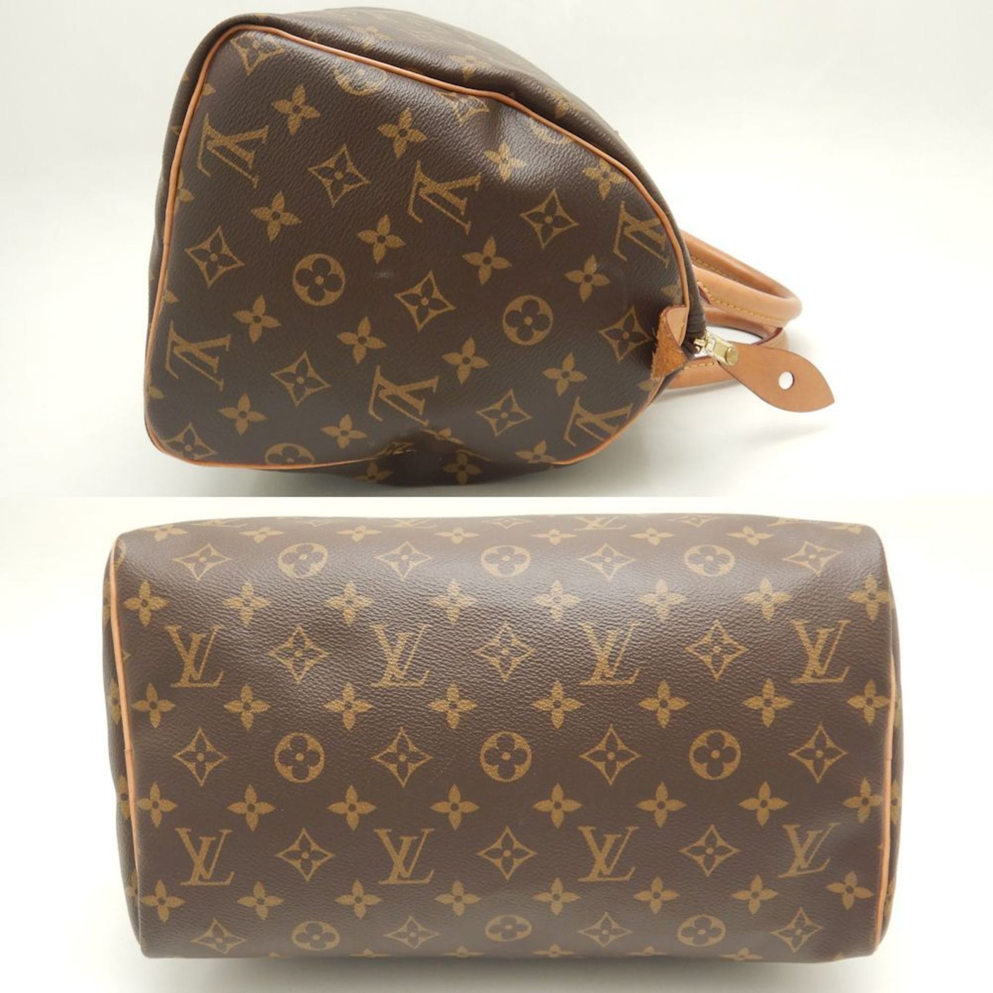 Louis Vuitton Speedy 30, Brown, Canvas, handbag