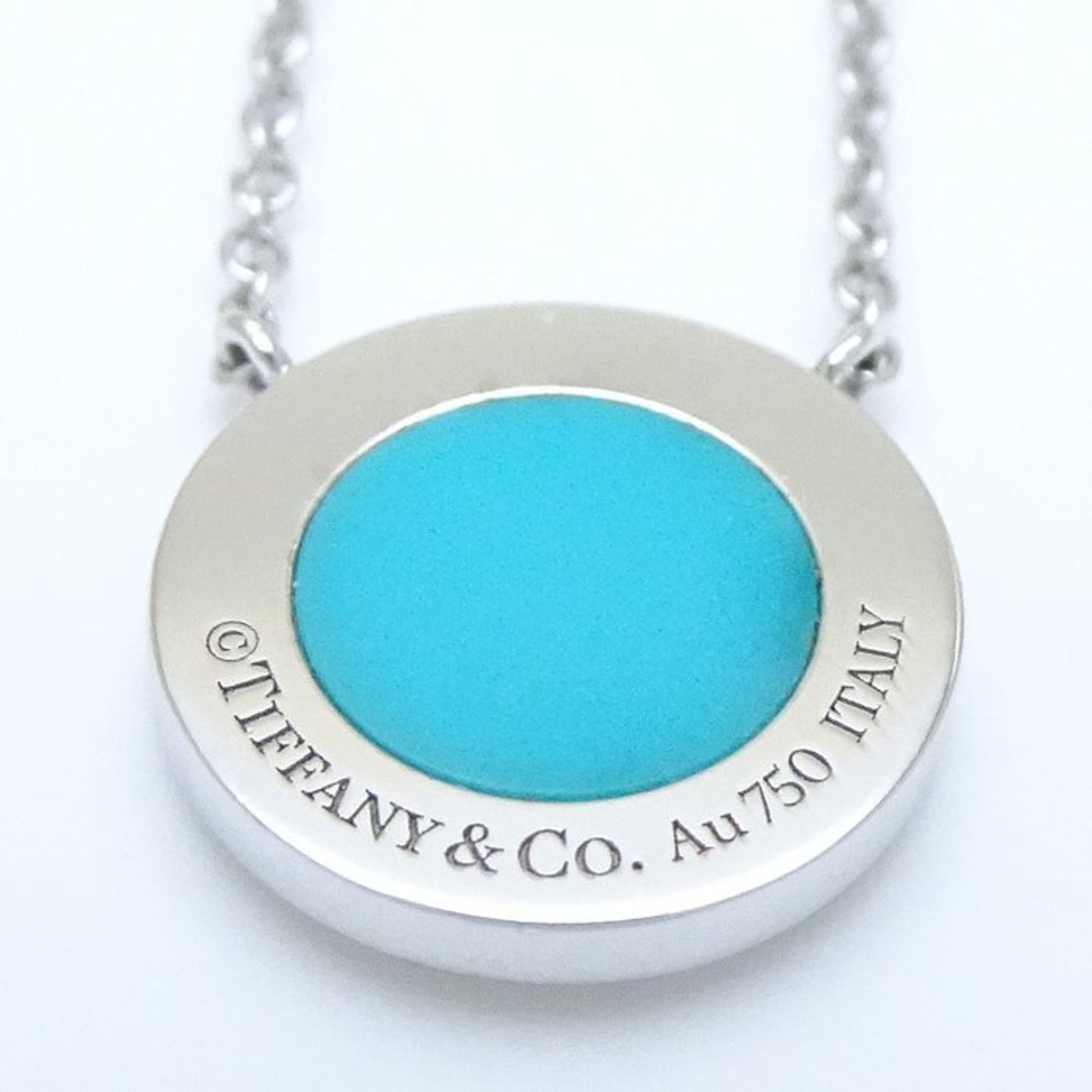 Tiffany & Co T, Silver, White Gold, necklace