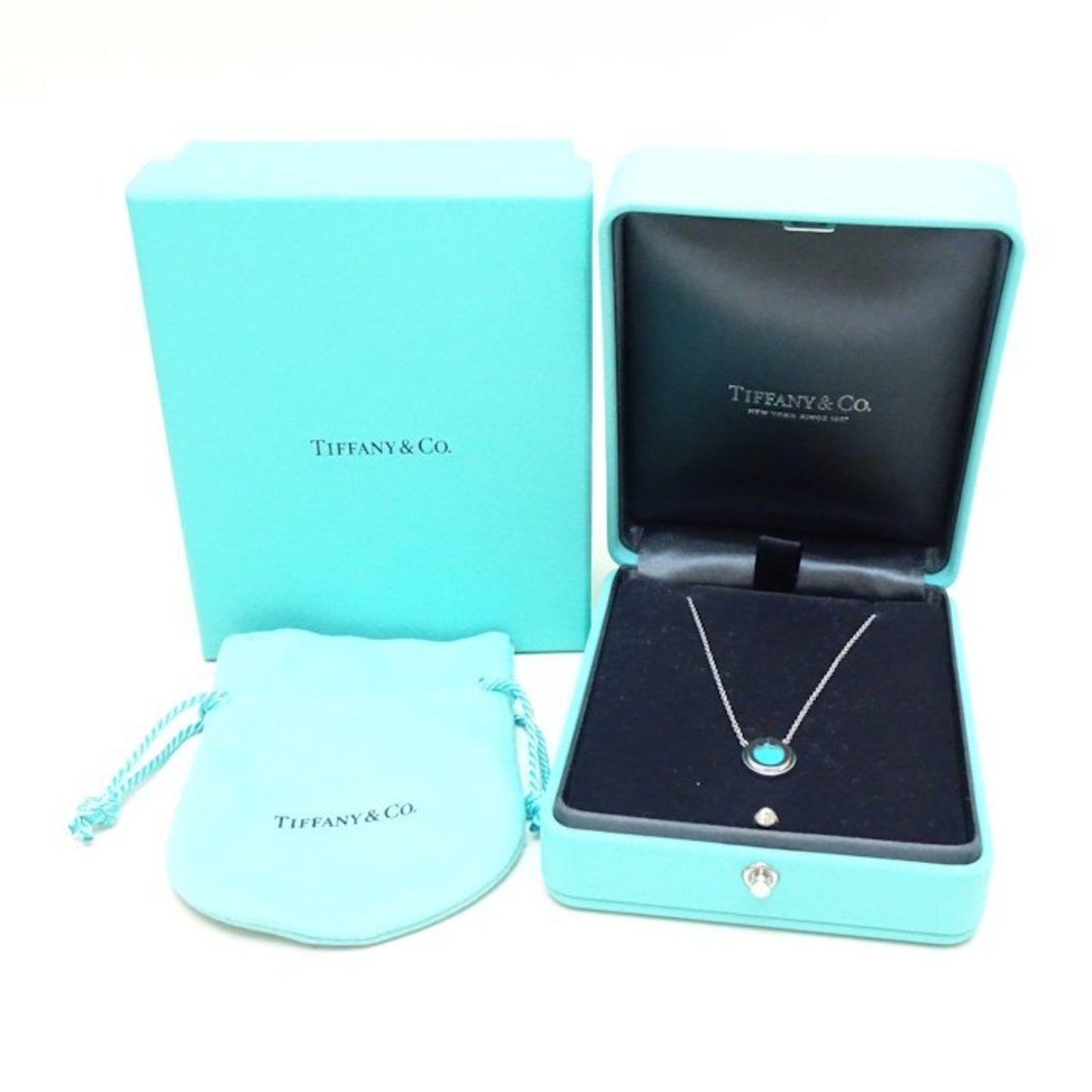 Tiffany & Co T, Silver, White Gold, necklace