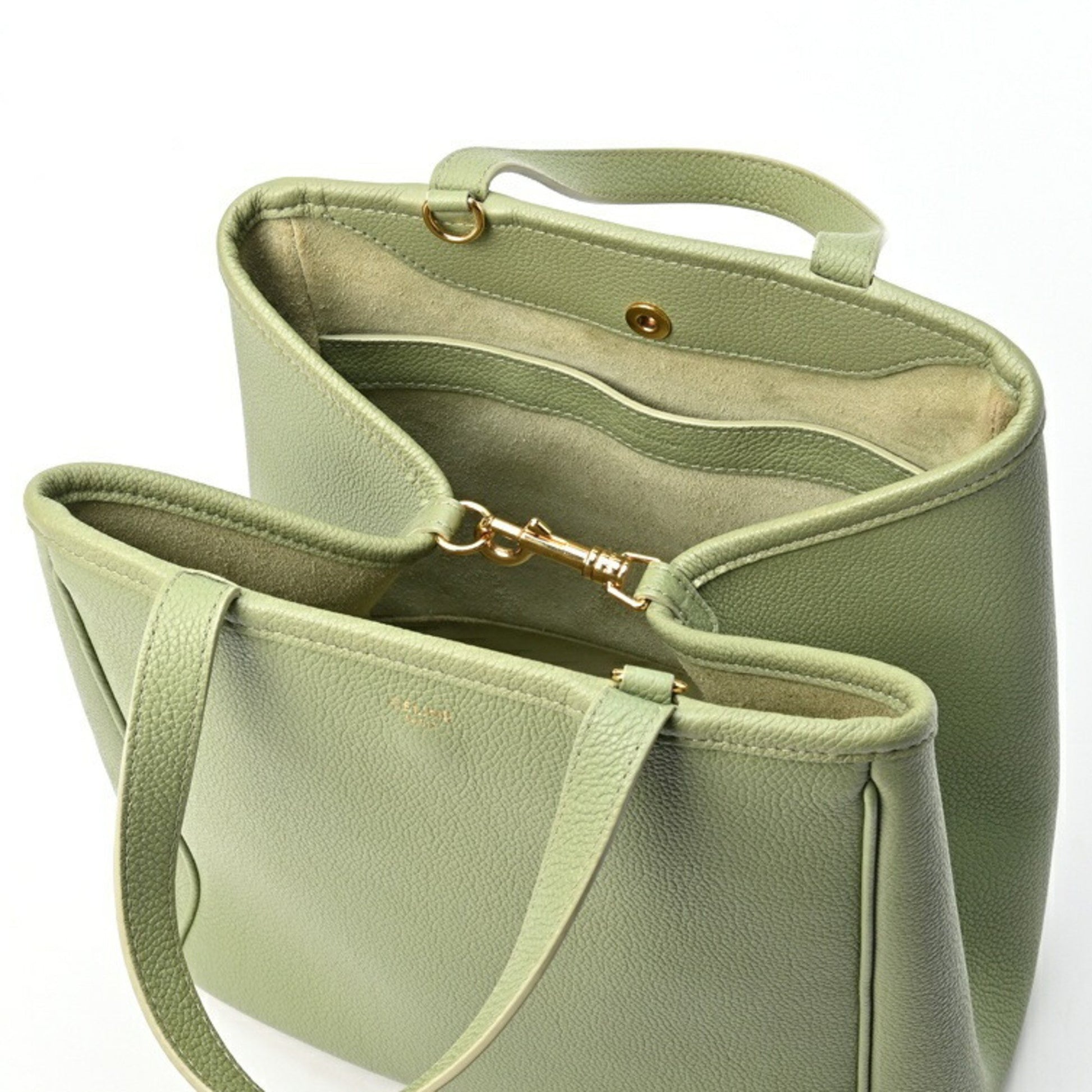 Céline, Green, Leather, handbag