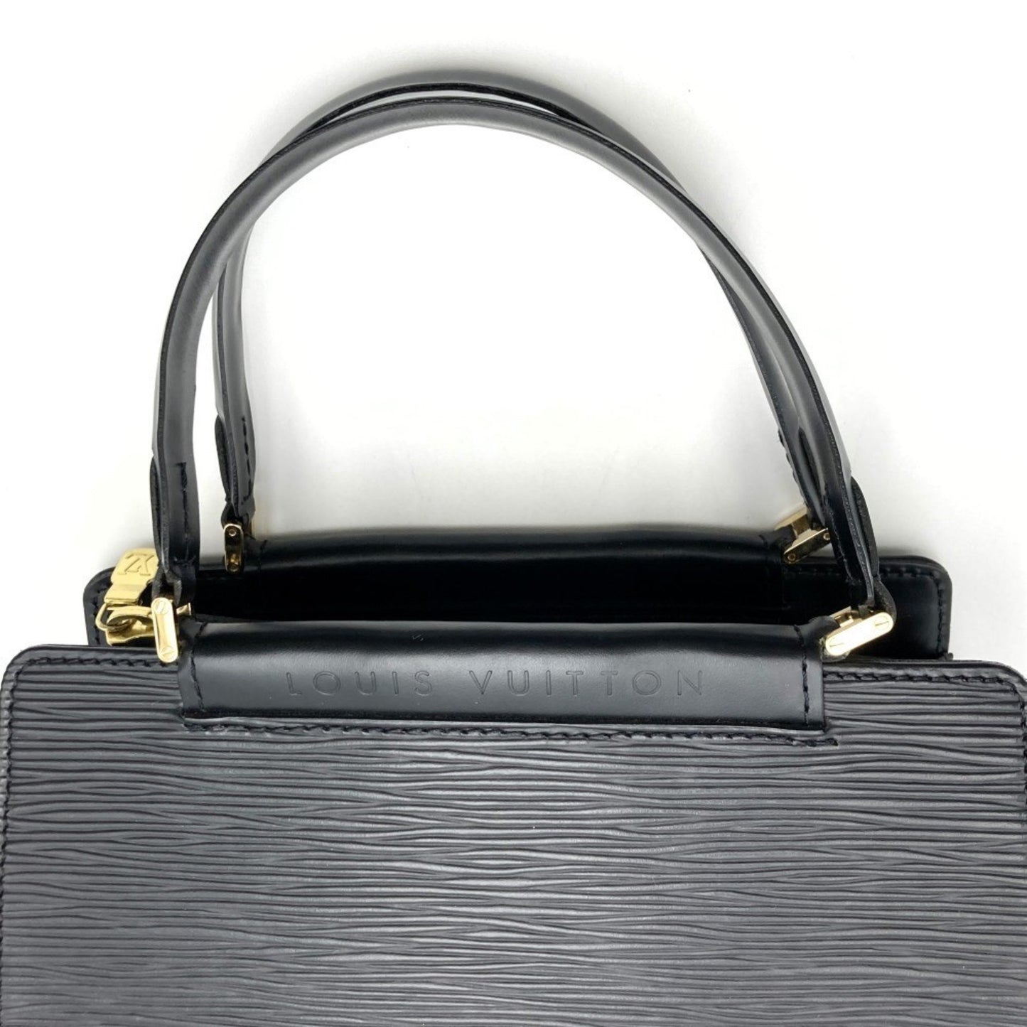 Louis Vuitton Figari, Black, Leather, handbag