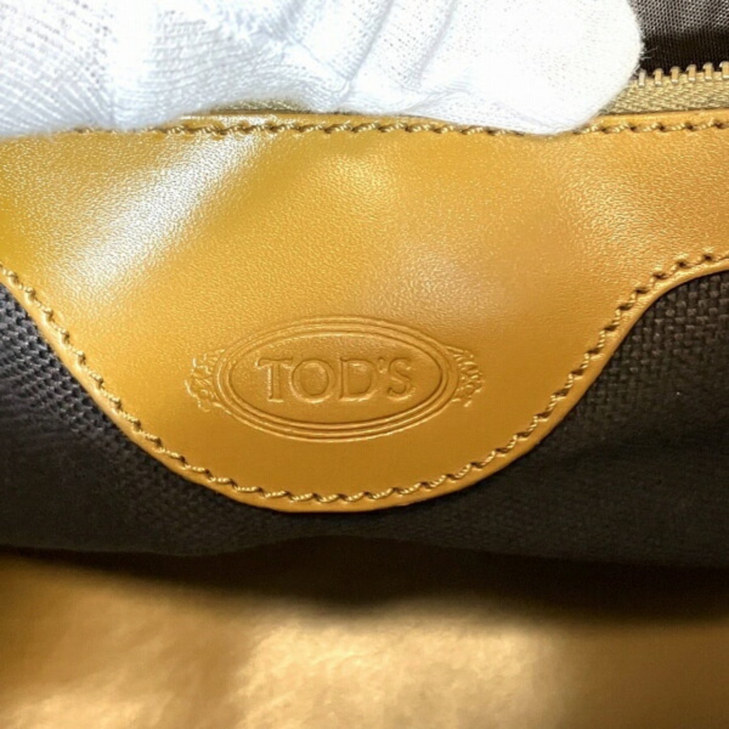 TOD'S D-Bag, Camel, Leather, tote