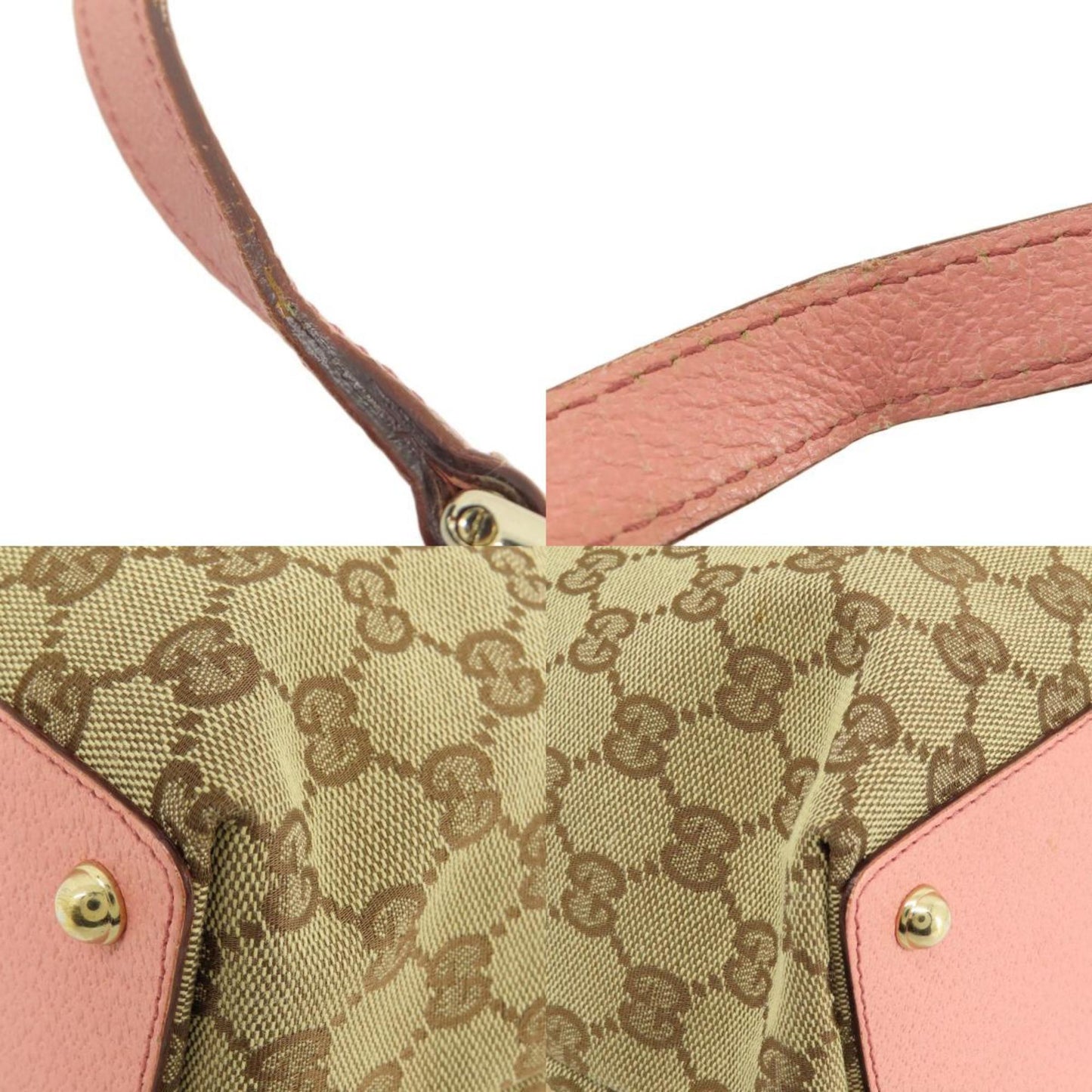 Gucci Eclipse, Beige, Canvas, tote