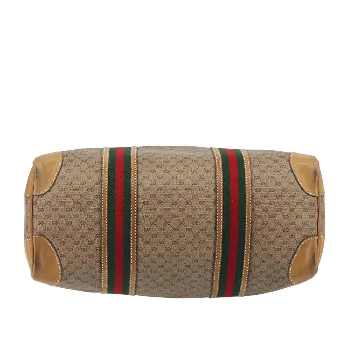 Gucci Boston Canvas, Beige, PVC, Travel Bag