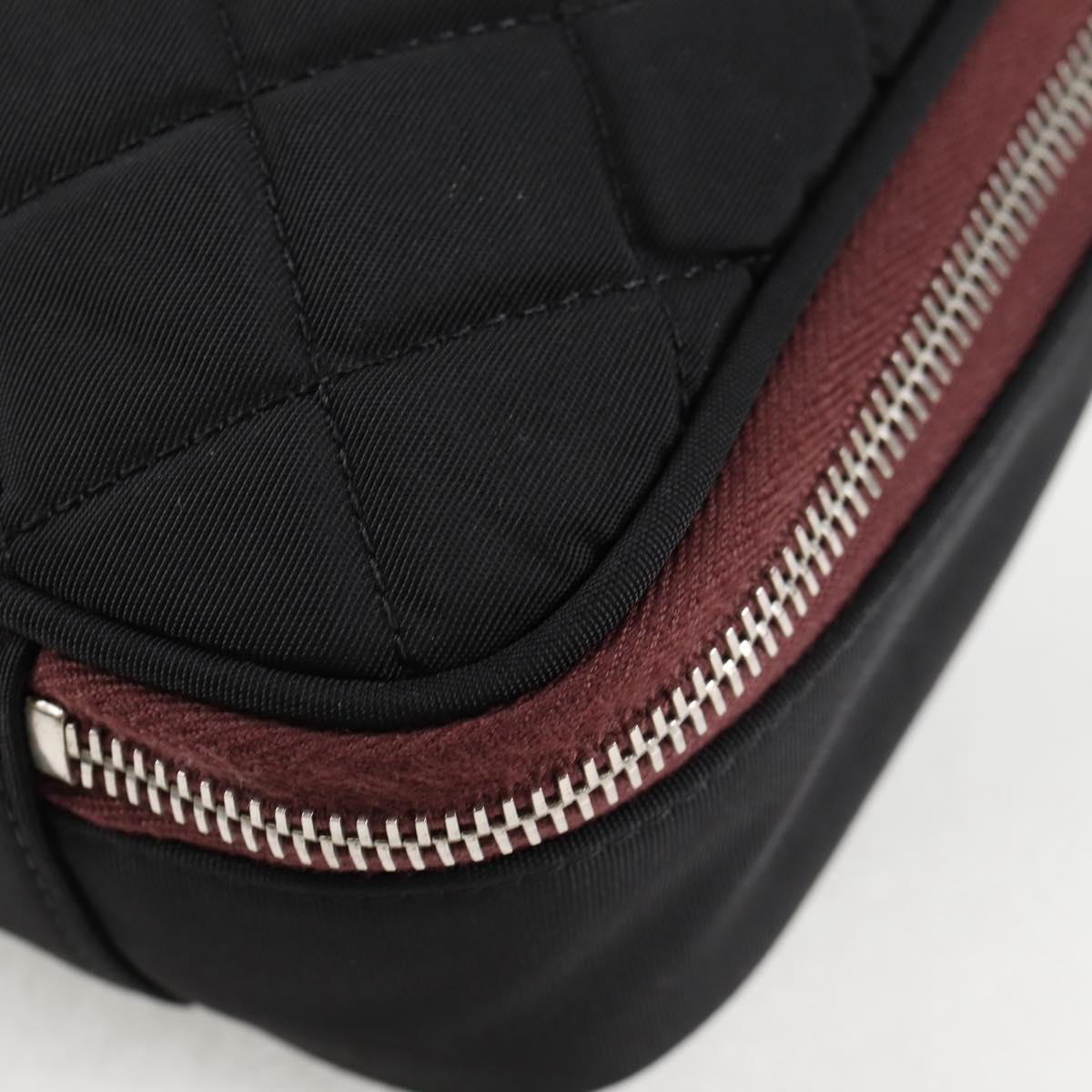 Chanel Cc, Black, NYLON, clutch