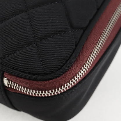 Chanel Cc, Black, NYLON, clutch