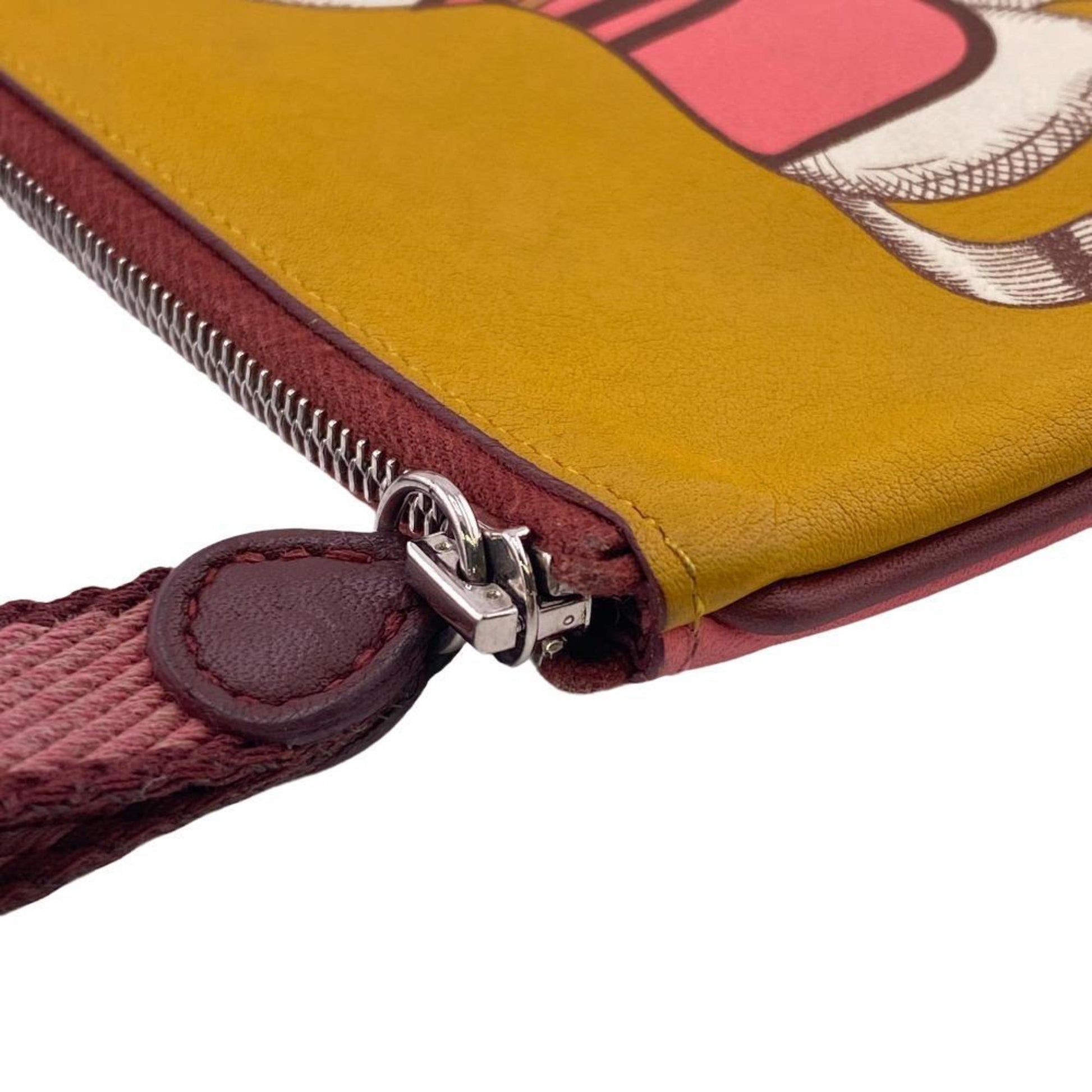 Hermès Pochette, Multicolour, Leather, clutch