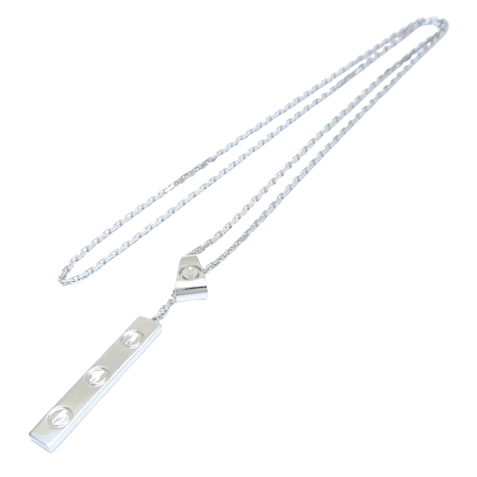 Cartier Love, Silver, White Gold, necklace