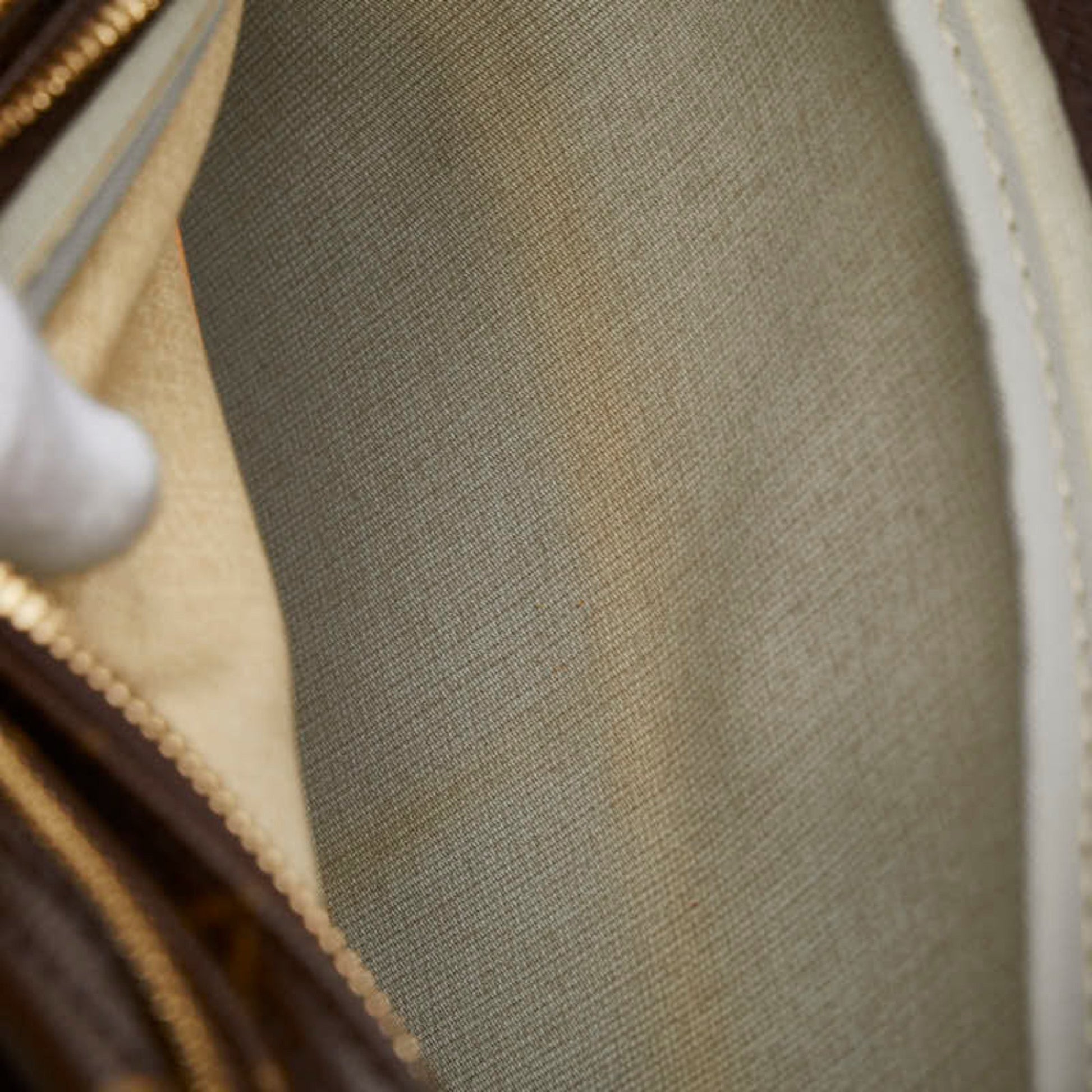 Louis Vuitton Reporter, Brown, Canvas, shopper