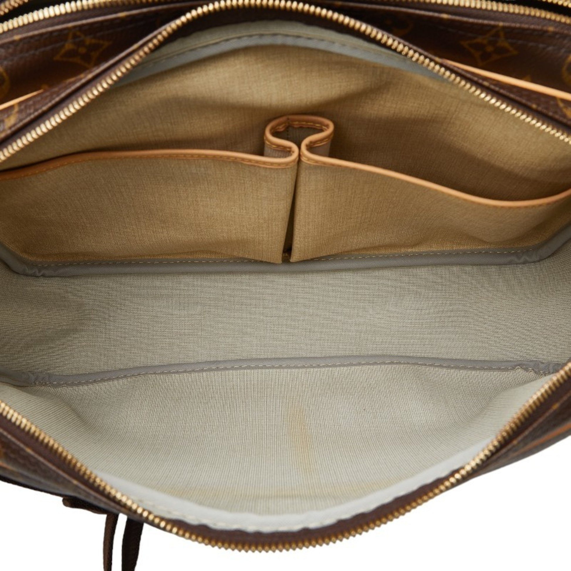 Louis Vuitton Reporter, Brown, Canvas, shopper