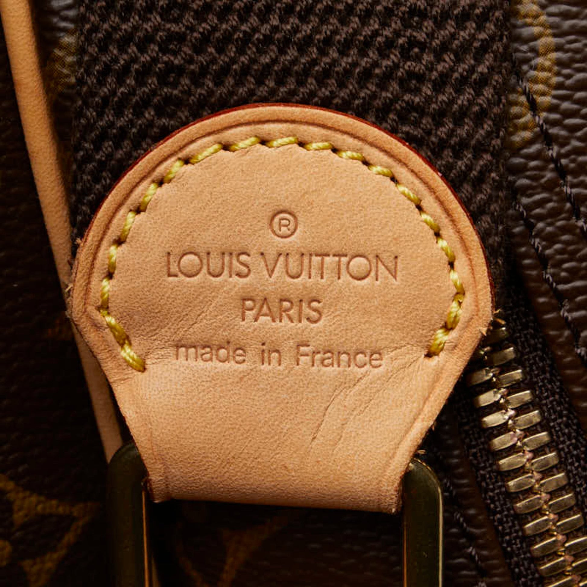 Louis Vuitton Reporter, Brown, Canvas, shopper