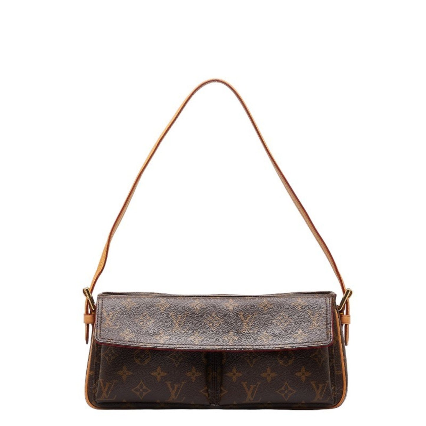 Louis Vuitton Viva Cité, Brown, Canvas, shoulder