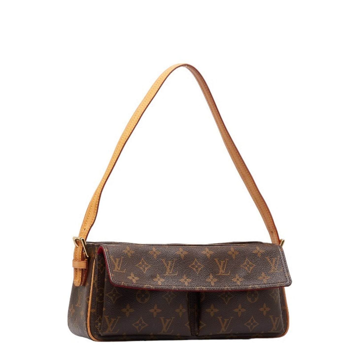 Louis Vuitton Viva Cité, Brown, Canvas, shoulder