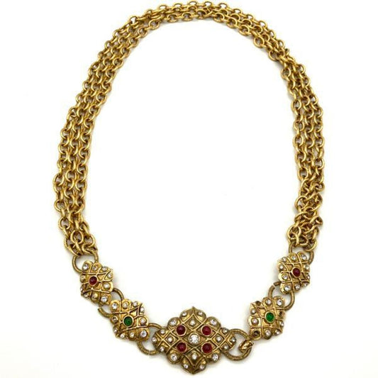 Chanel Coco Mark, Gold, Metal, necklace