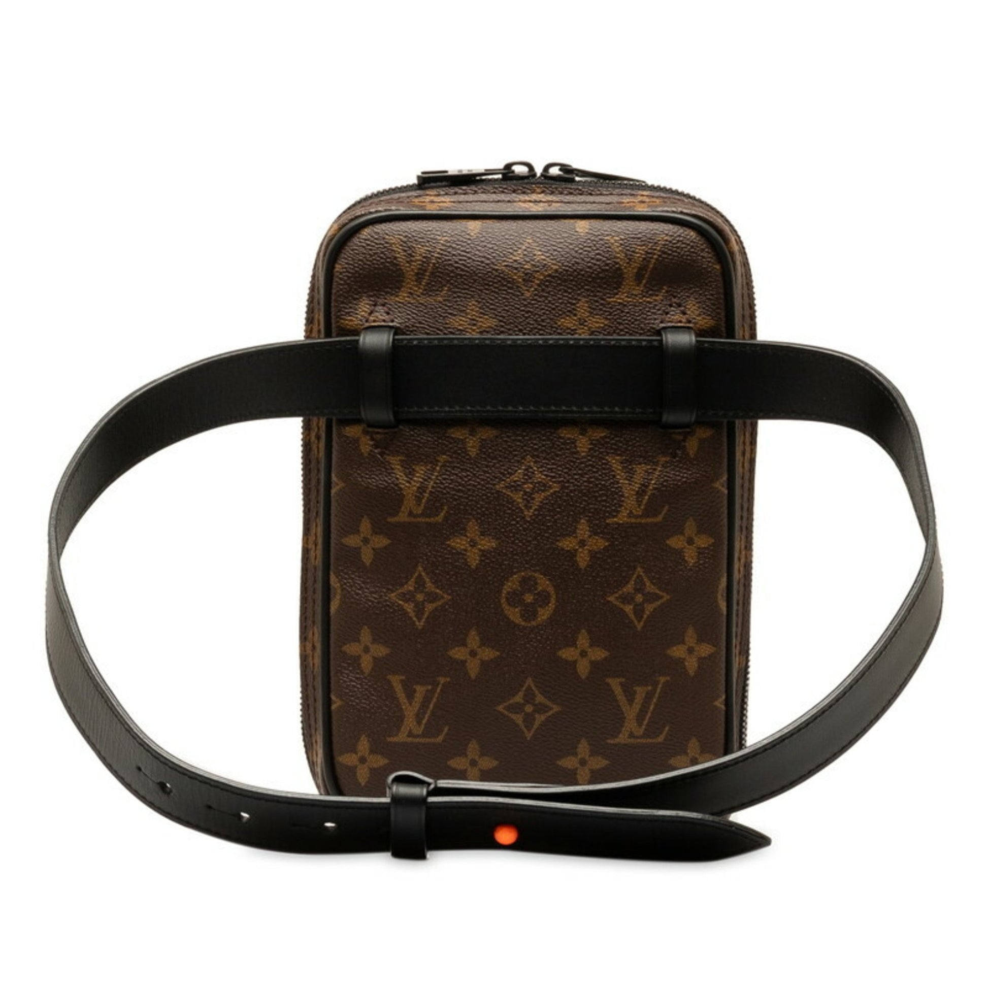 Louis Vuitton Utility, Black, Leather, shoulder