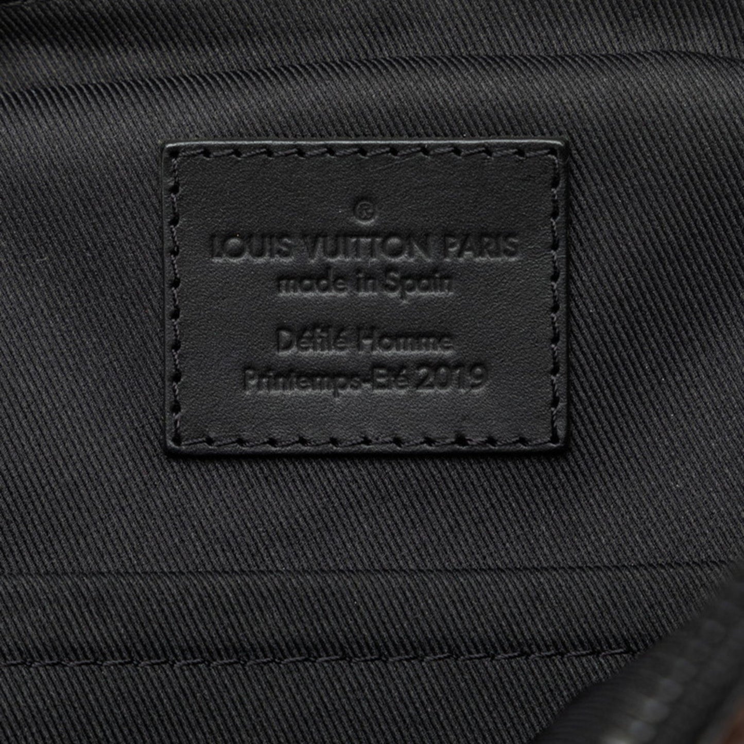 Louis Vuitton Utility, Black, Leather, shoulder